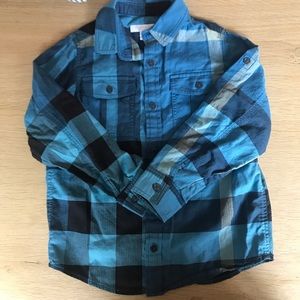 Authentic Burberry boys button down shirt